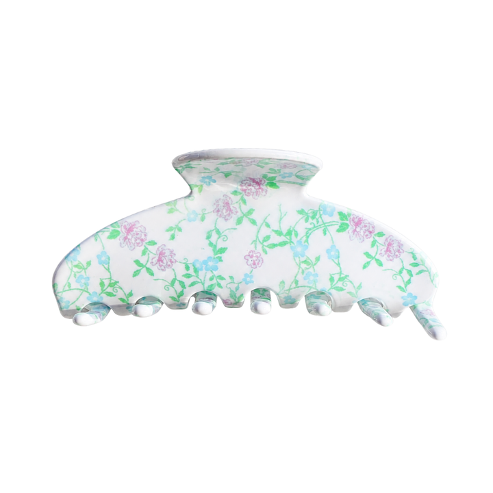 ROUNDED CLAW CLIP - SPRING BLOOM