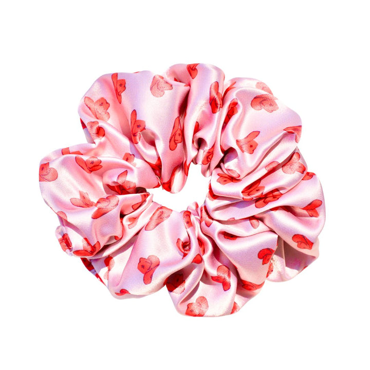 FORGOT MY HAT - Printed Silk Scrunchie - Beyond Scrunchies