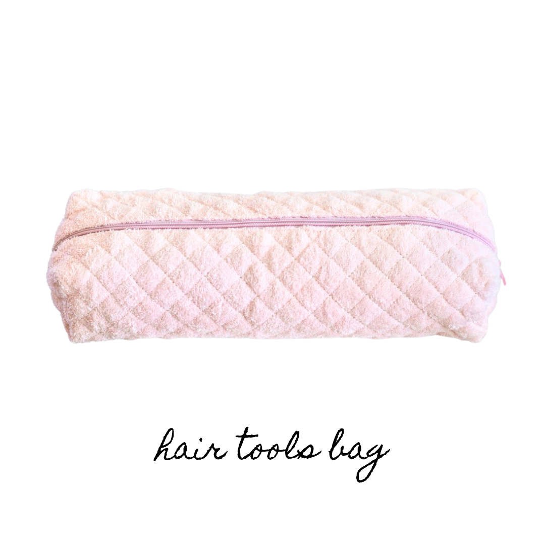 HAIR TOOLS BAG - LIGHT PINK