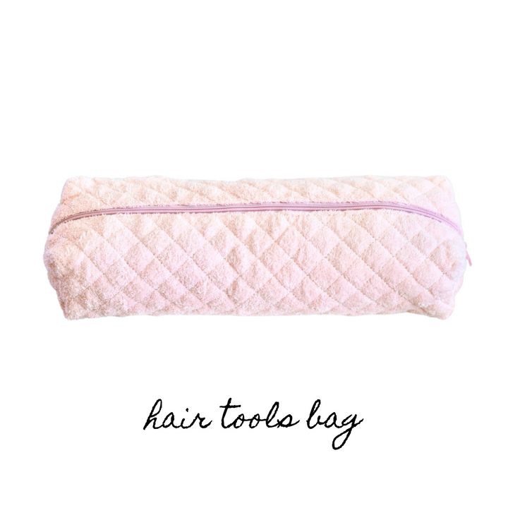 HAIR TOOLS BAG - LIGHT PINK