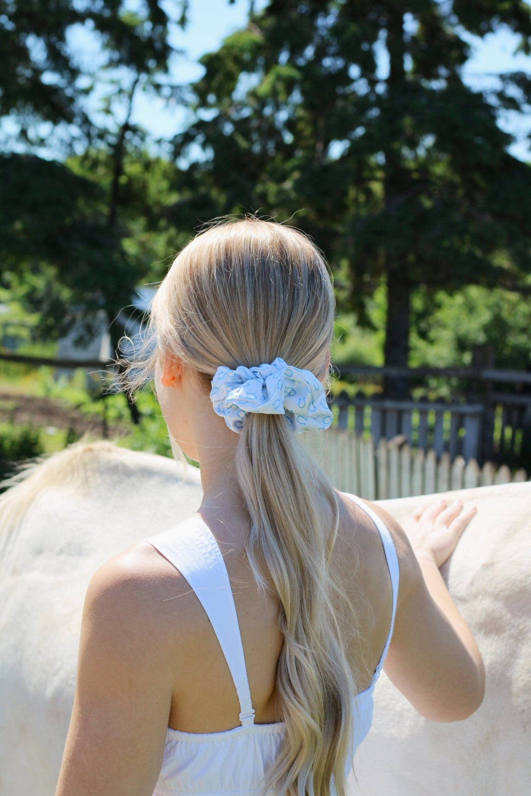 LUCKY YOU - Printed Silk Scrunchie - Beyond Scrunchies