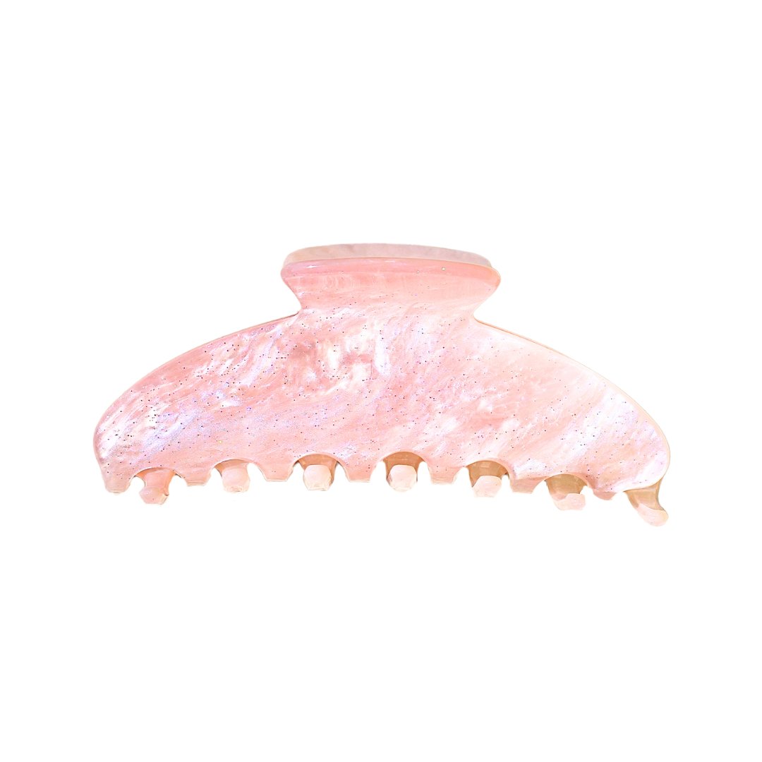 ROUNDED CLAW CLIP - PINK CRUSH - Beyond Scrunchies