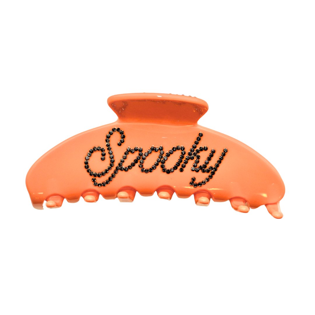 ROUNDED CLAW CLIP - SPOOKY - Beyond Scrunchies