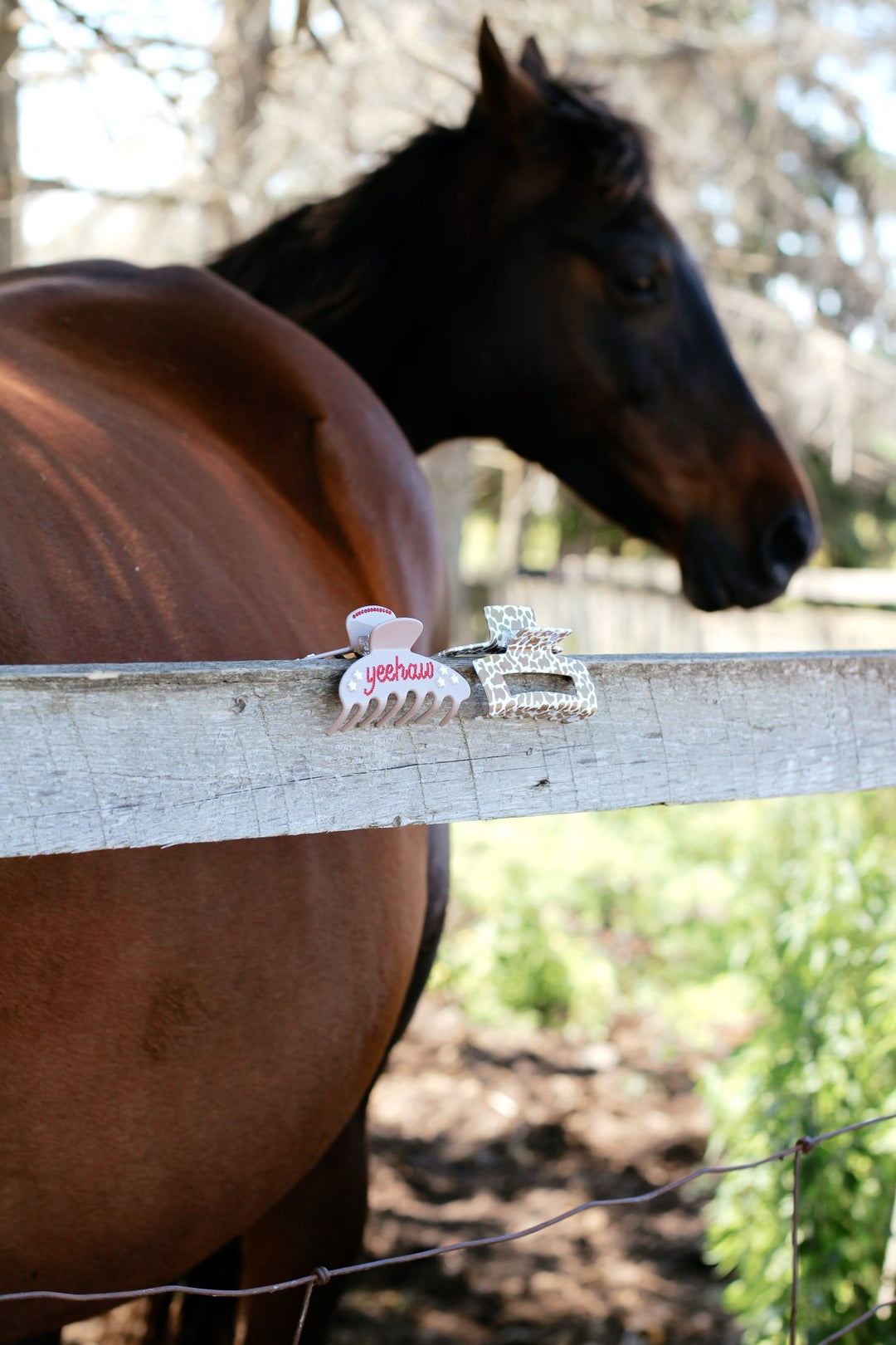 ROUNDED CLAW CLIP - YEEHAW! - Beyond Scrunchies