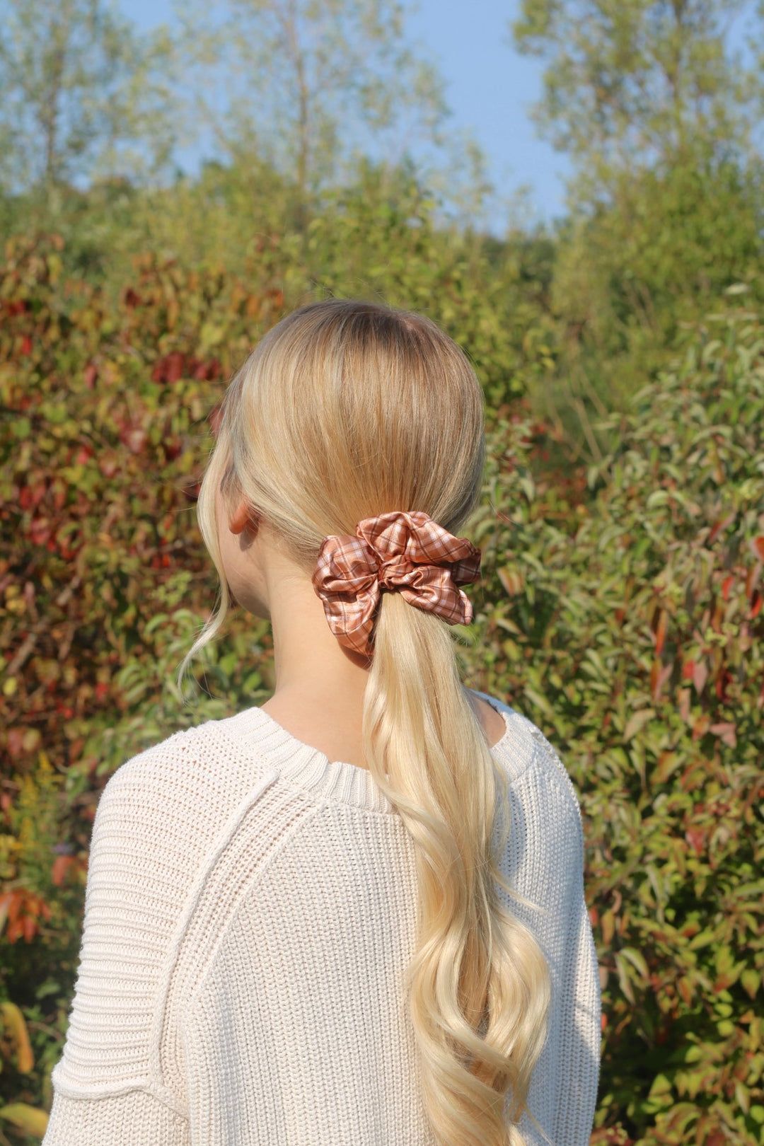 SERENA - Printed Silk Scrunchie - Beyond Scrunchies