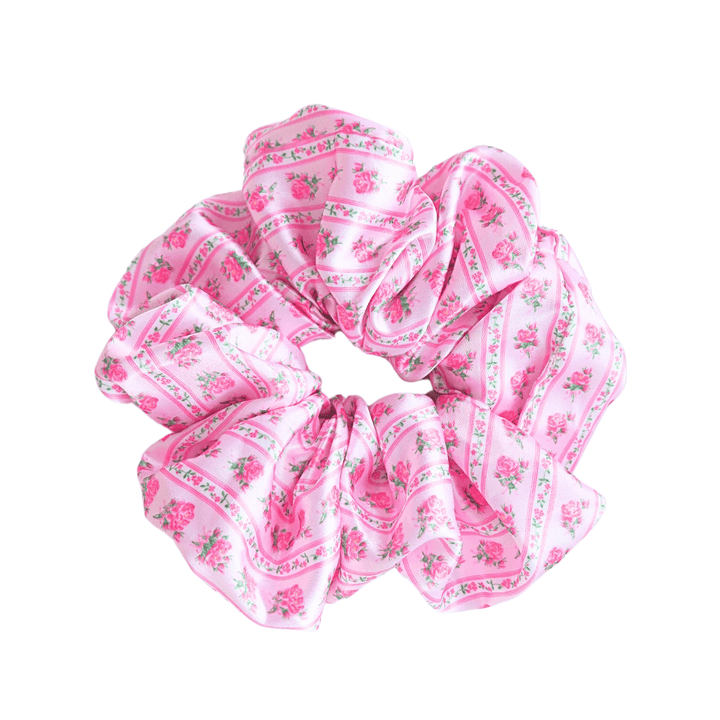 VINTAGE FLORALS - Printed Silk Scrunchie - Beyond Scrunchies
