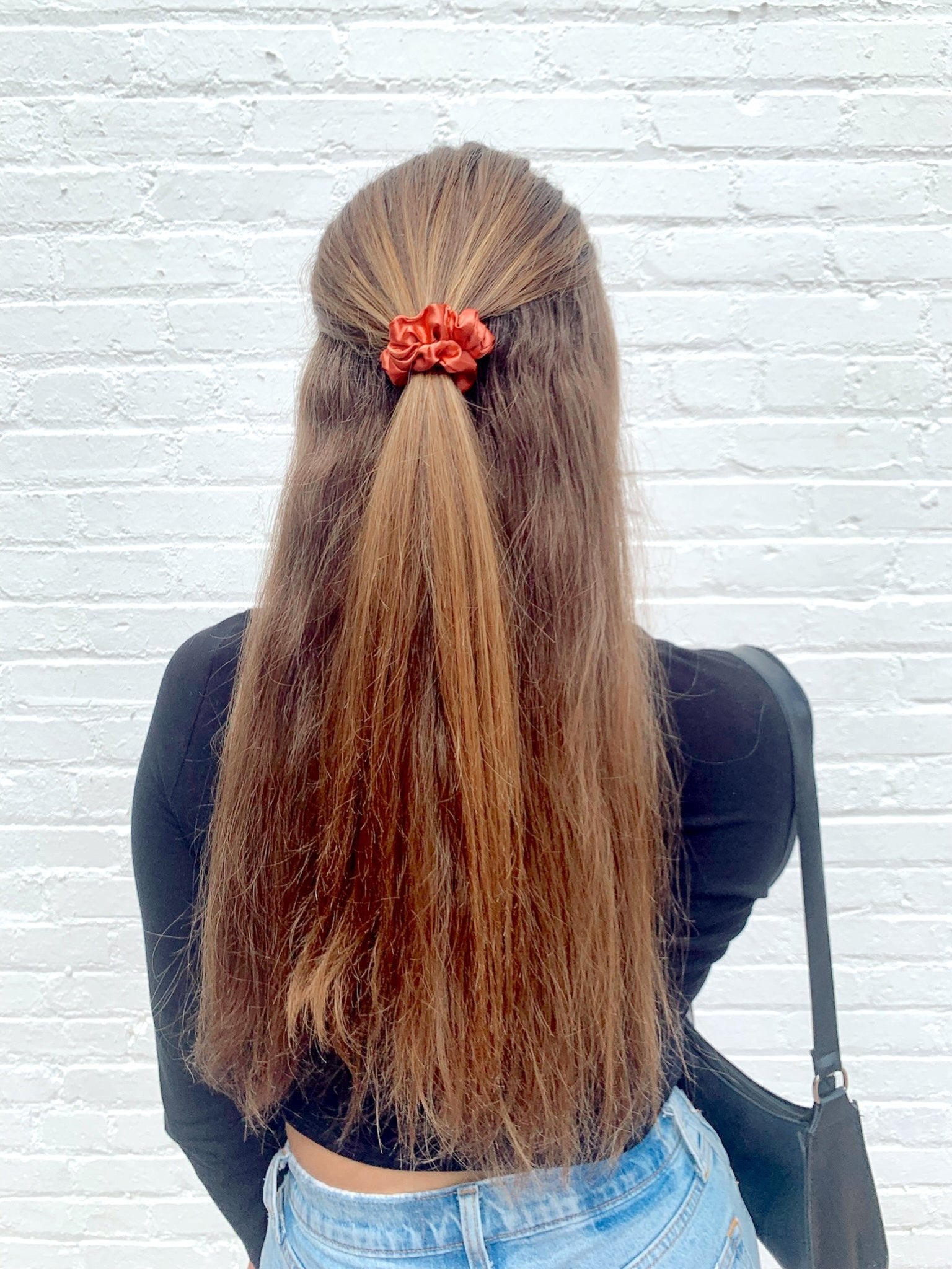 AMBER - Silk Skinny Scrunchie - Beyond Scrunchies