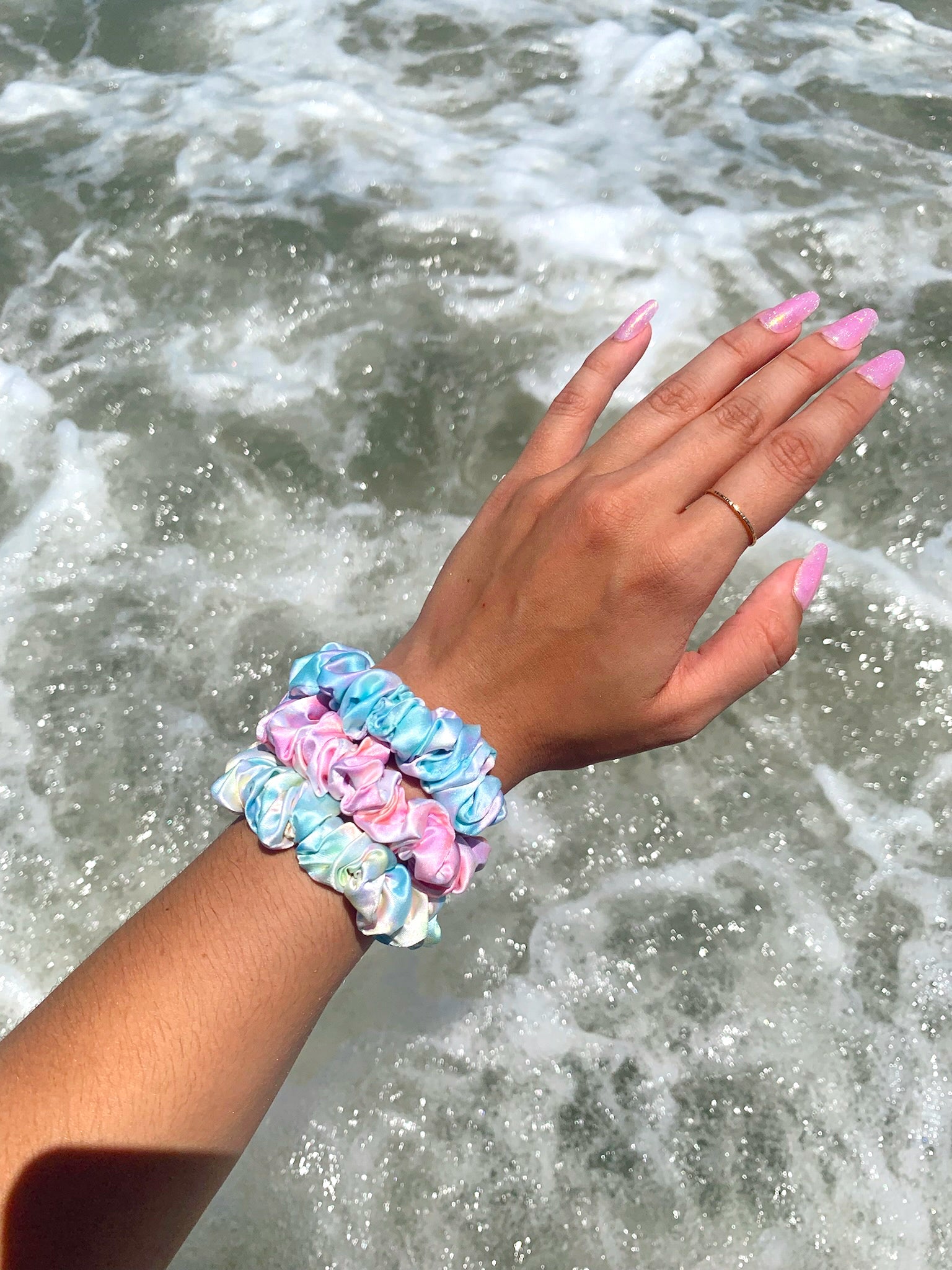 ARUBA - Silk Skinny Scrunchie - Beyond Scrunchies