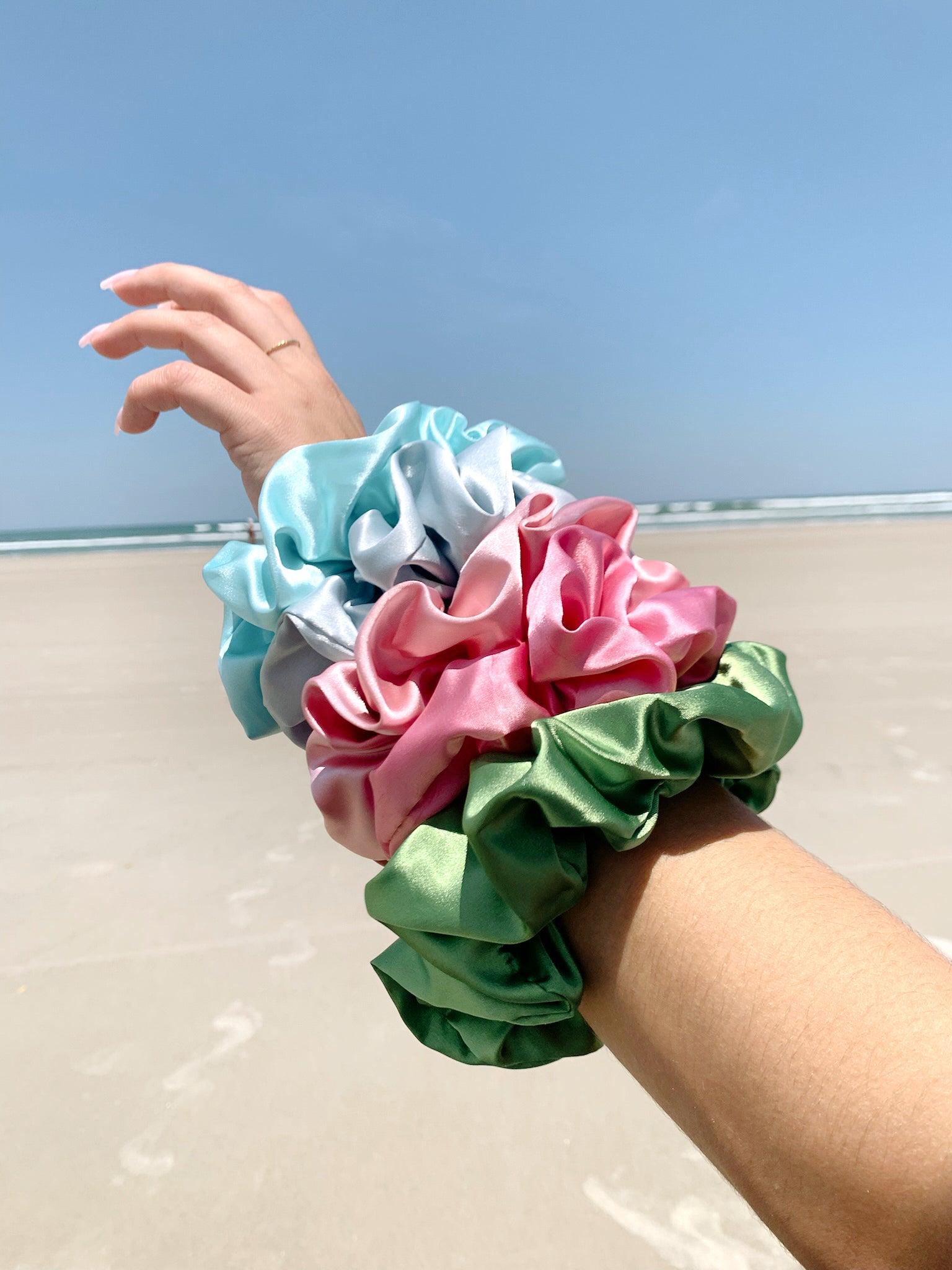 BLOSSOM - Mulberry Silk Scrunchie - Beyond Scrunchies