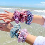 BROOKE - Printed Silk Scrunchie - Beyond Scrunchies