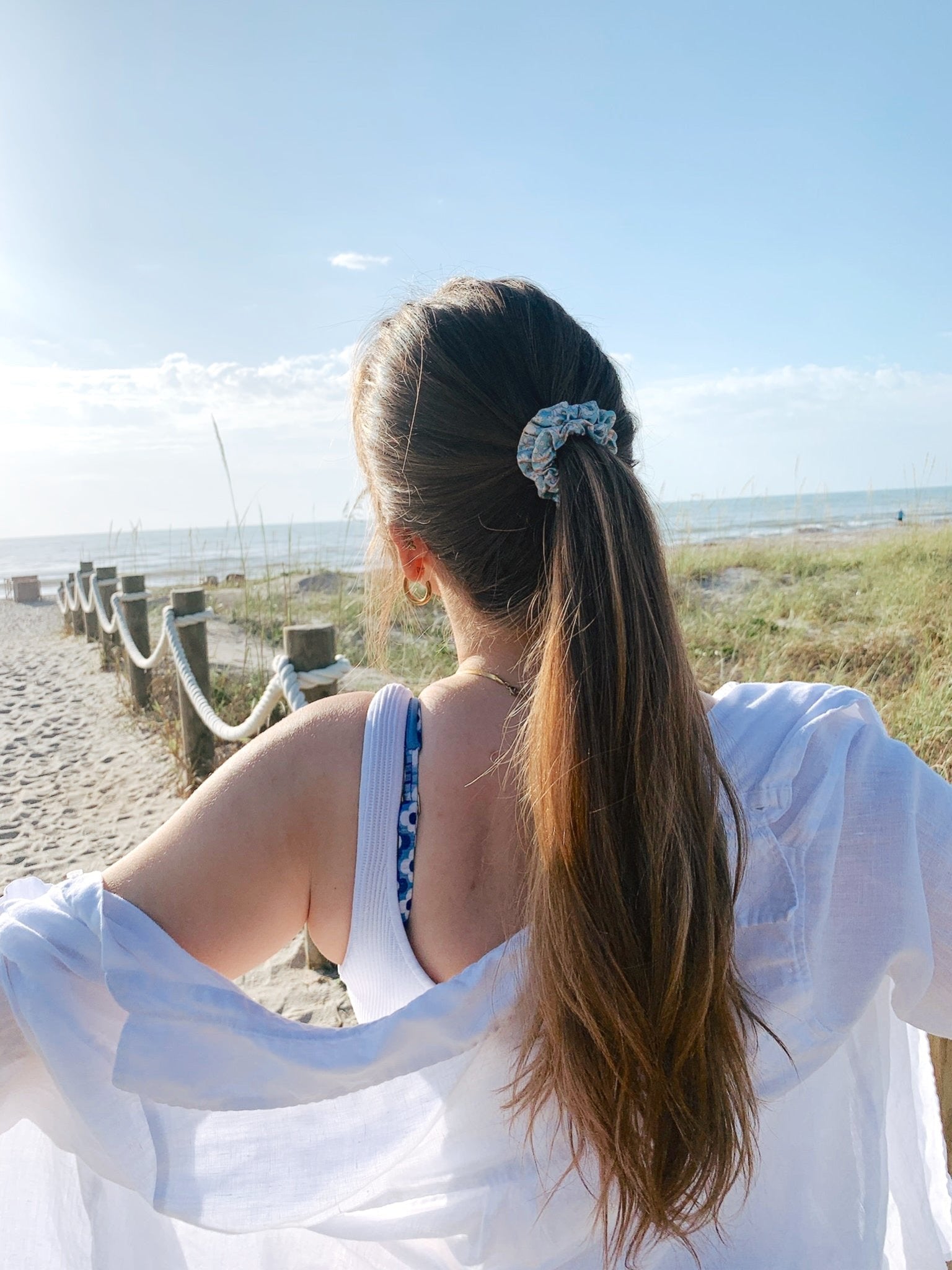 BROOKE - Silk Skinny Scrunchie - Beyond Scrunchies