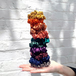 CHARCOAL - Silk Skinny Scrunchie - Beyond Scrunchies