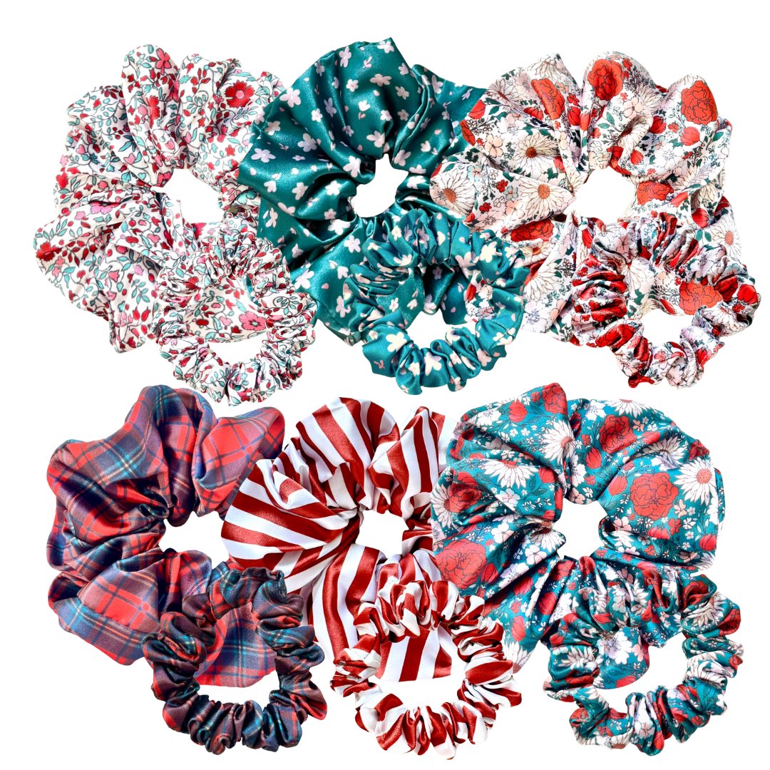 CHRISTMAS COLLECTION FULL SCRUNCHIE BUNDLE - 12 - Beyond Scrunchies