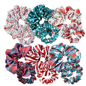 CHRISTMAS COLLECTION FULL SCRUNCHIE BUNDLE - 12 - Beyond Scrunchies