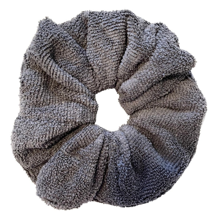 DARK GREY - Micro-Fibre Towel Scrunchie - Beyond Scrunchies