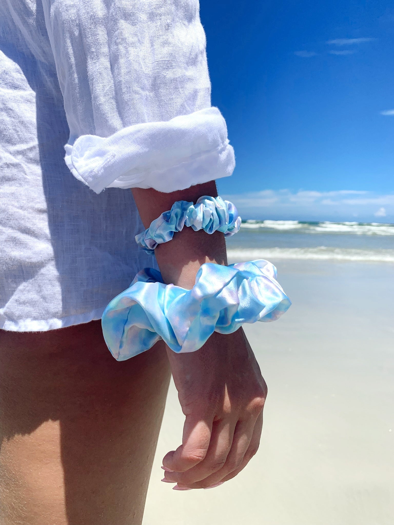 ESPRESSO - Silk Skinny Scrunchie - Beyond Scrunchies