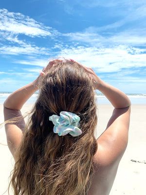 FIJI - Tie Dye Silk Scrunchie - Beyond Scrunchies