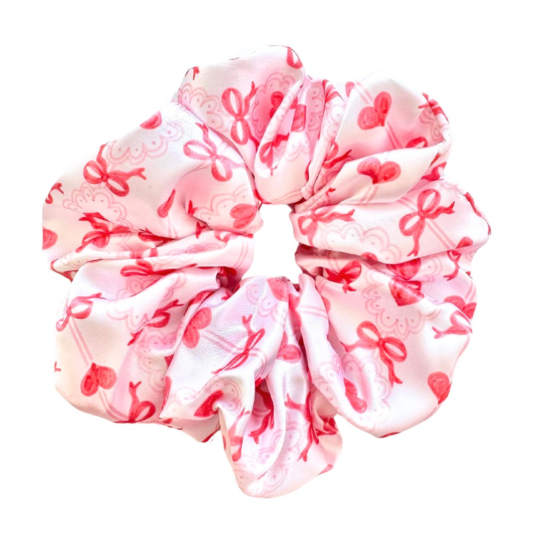 FOR THE LOVE OF BOWS - Mulberry Silk Scrunchie - Beyond Scrunchies
