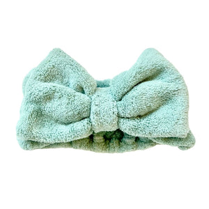 GREEN - Microfiber Towel Headband - Beyond Scrunchies