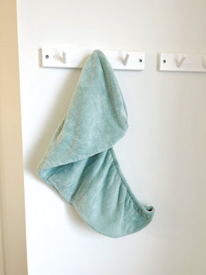 GREEN - Microfiber Towel Wrap - Beyond Scrunchies