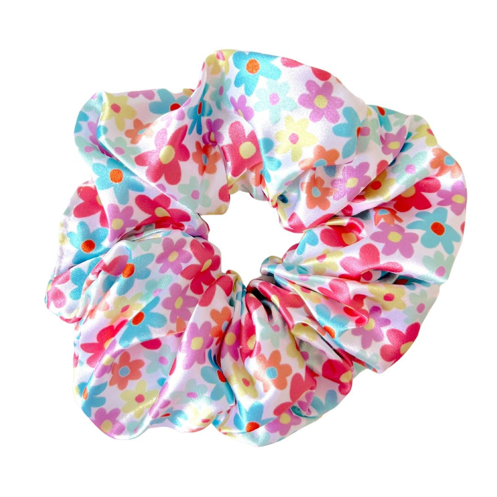 ★ JEDREFEB5★ Scrunchie Hobo Tie Dye j22ash008 Tie-Dye Bow & Velvet Scrunchie 2-Pack