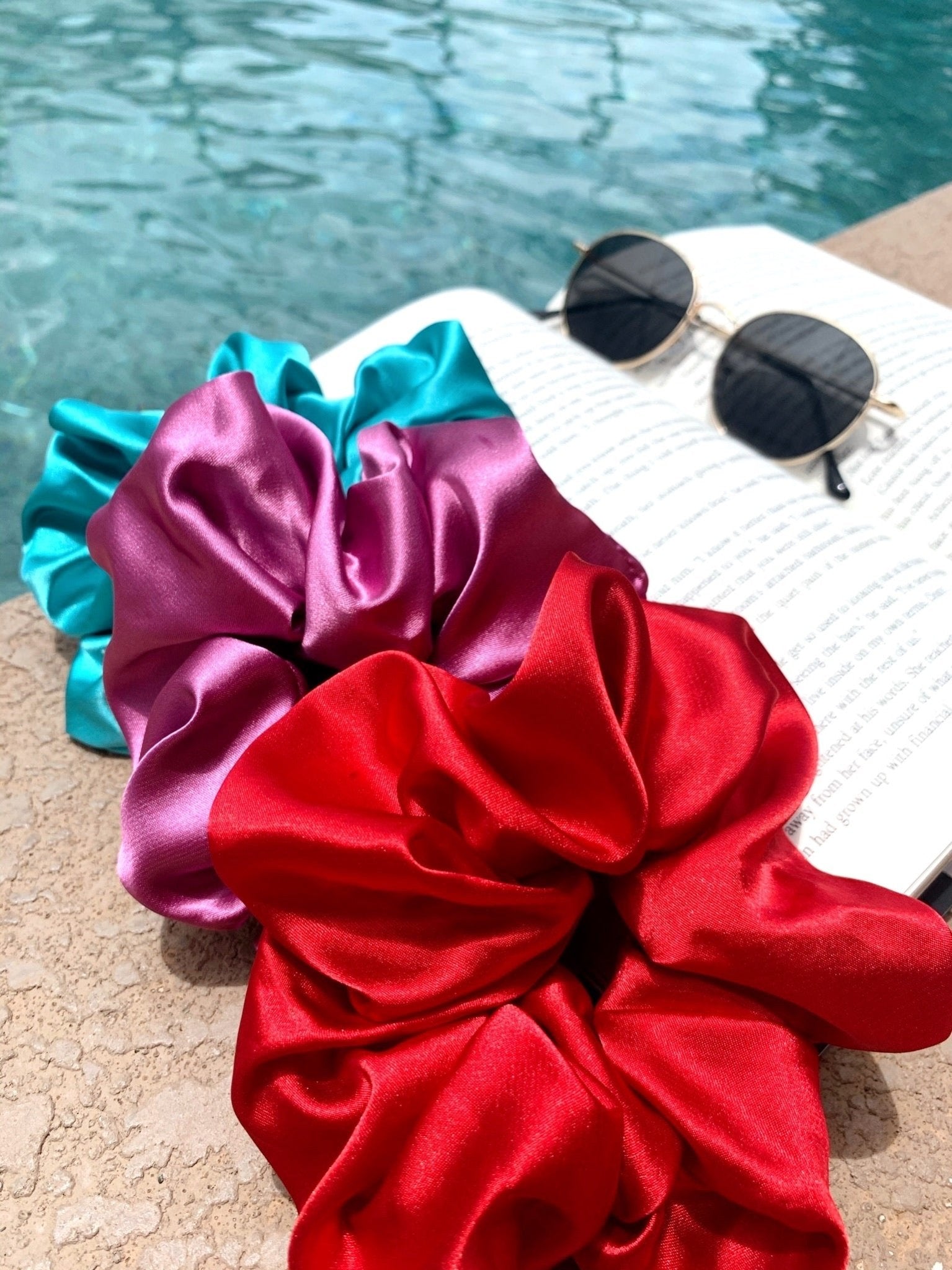 HIBISCUS - Mulberry Silk Scrunchie - Beyond Scrunchies