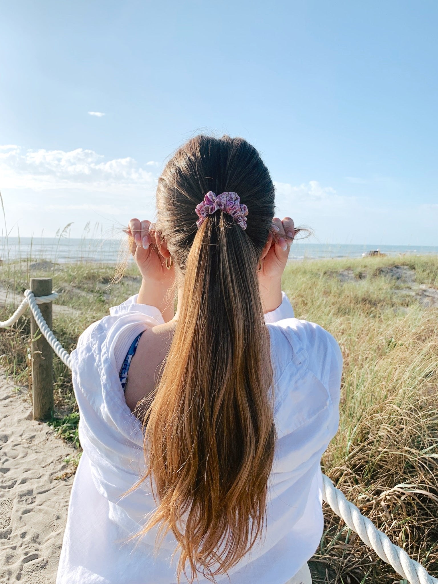 JESSICA - Silk Skinny Scrunchie - Beyond Scrunchies