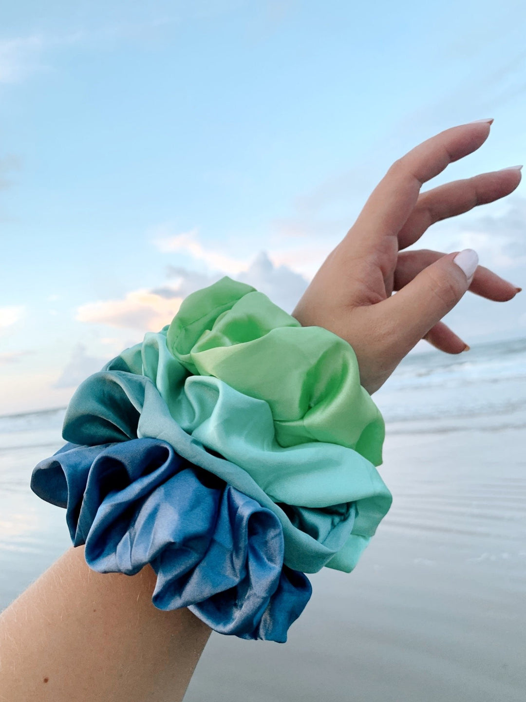 KEY LIME - Mulberry Silk Scrunchie - Beyond Scrunchies