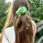 KEY LIME - Mulberry Silk Scrunchie - Beyond Scrunchies