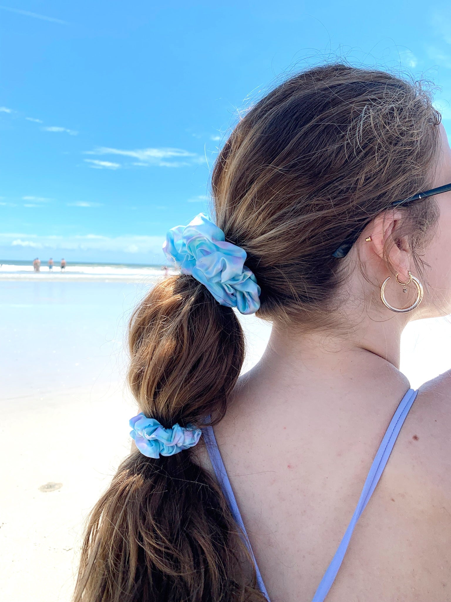 LAVENDER - Silk Skinny Scrunchie - Beyond Scrunchies