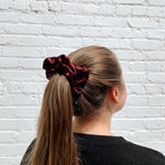 MAROON - Mulberry Silk Scrunchie - Beyond Scrunchies