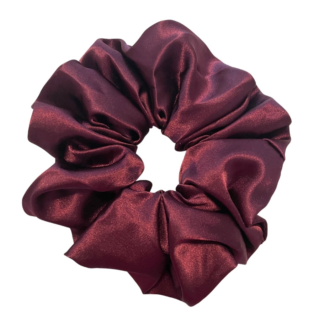 MAROON - Mulberry Silk Scrunchie - Beyond Scrunchies