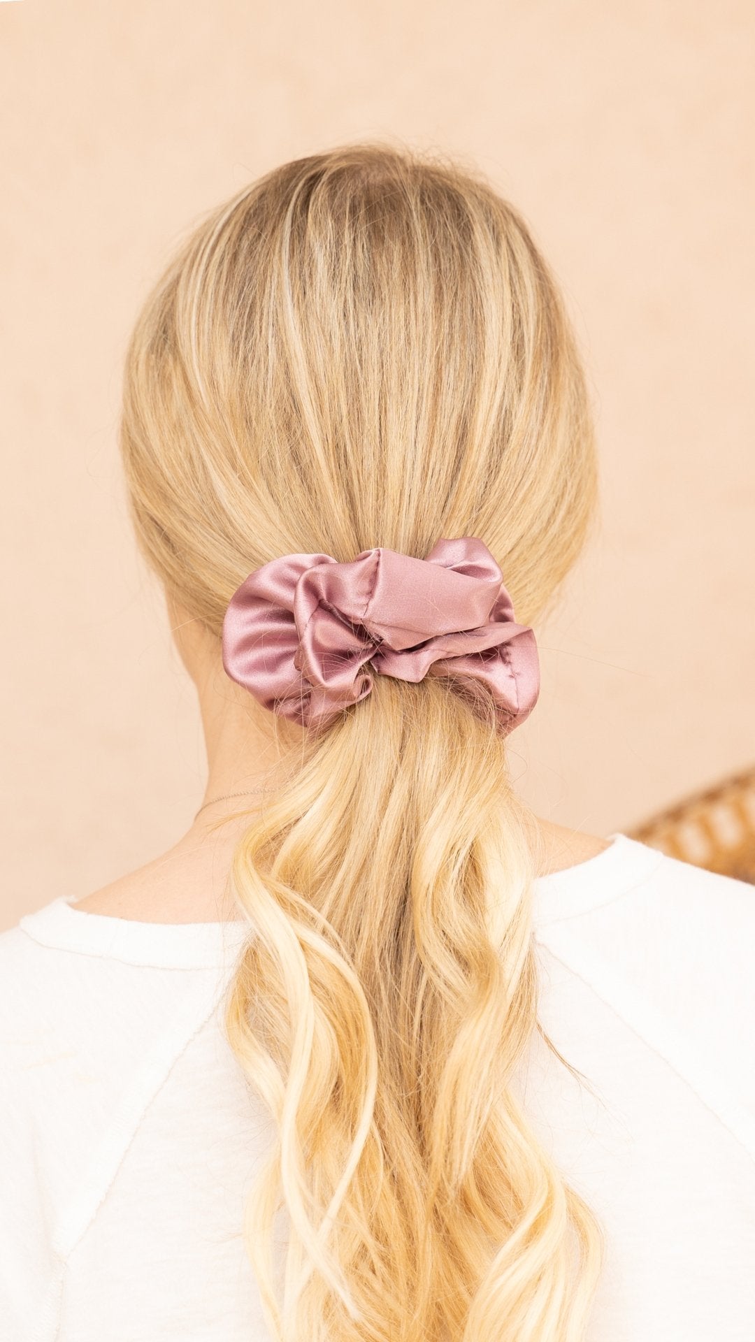 MAUVE - Mulberry Silk Scrunchie - Beyond Scrunchies