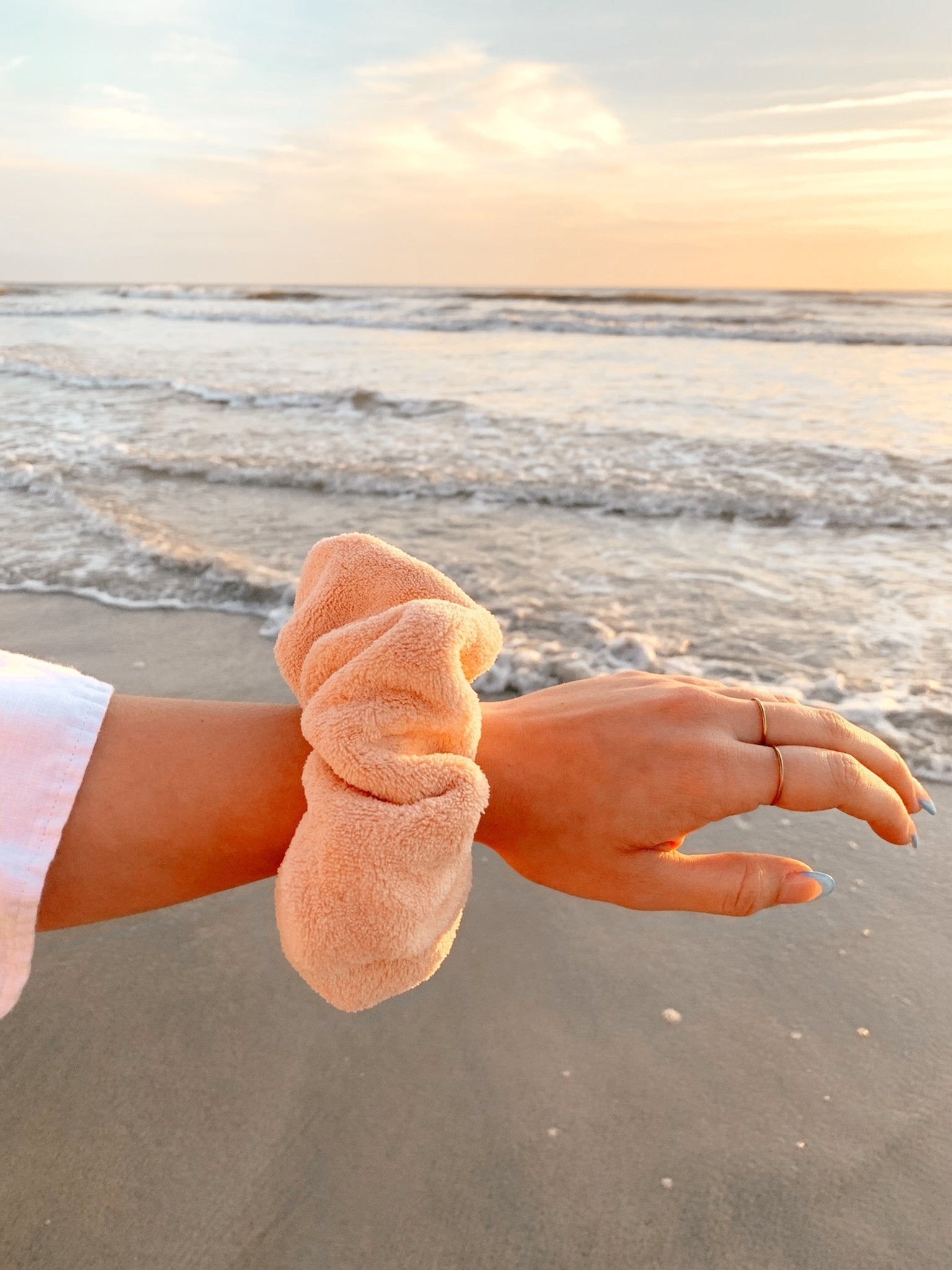 PEACH - Microfiber Towel Scrunchie - Beyond Scrunchies