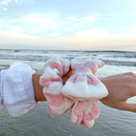 PINK & WHITE - Microfiber Towel Headband - Beyond Scrunchies