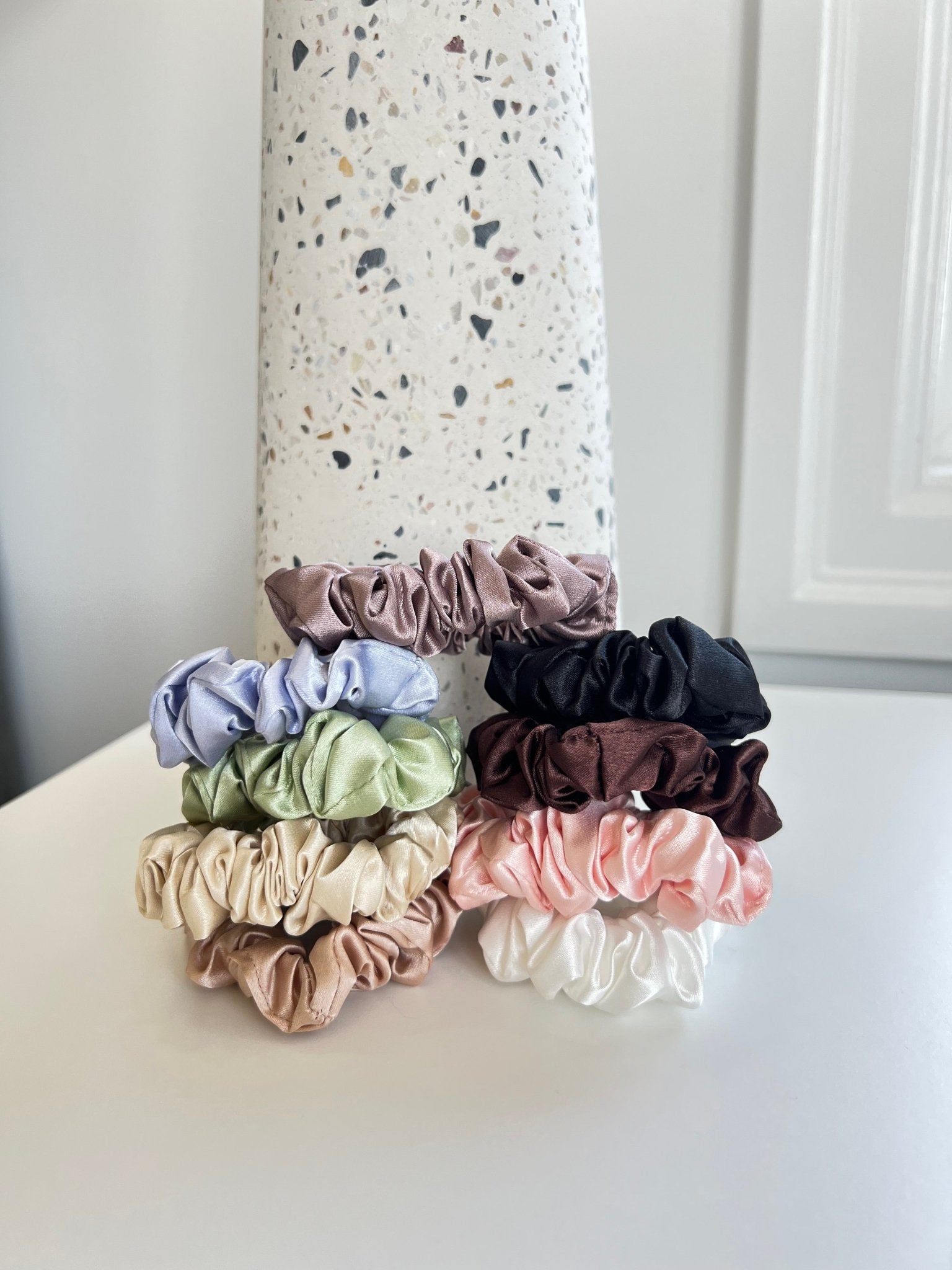 ROSE - Silk Skinny Scrunchie - Beyond Scrunchies