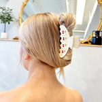 ROUNDED CLAW CLIP - CHERRY GAL - Beyond Scrunchies