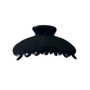 ROUNDED CLAW CLIP - OBSIDIAN - Beyond Scrunchies