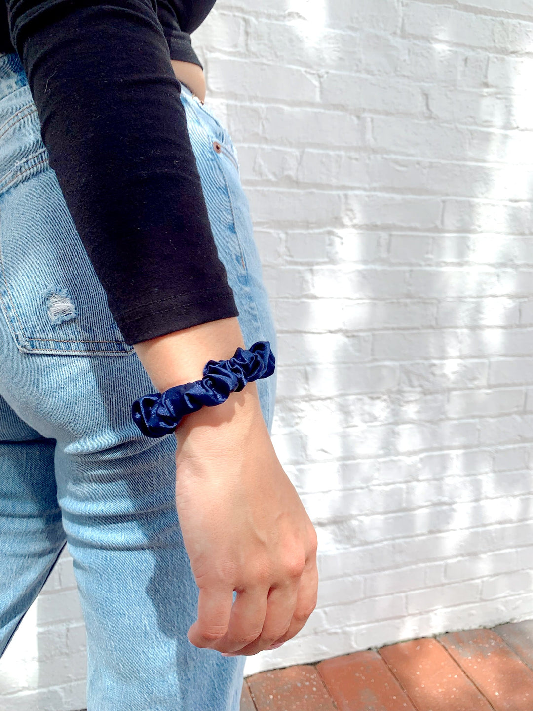 ROYAL - Silk Skinny Scrunchie - Beyond Scrunchies