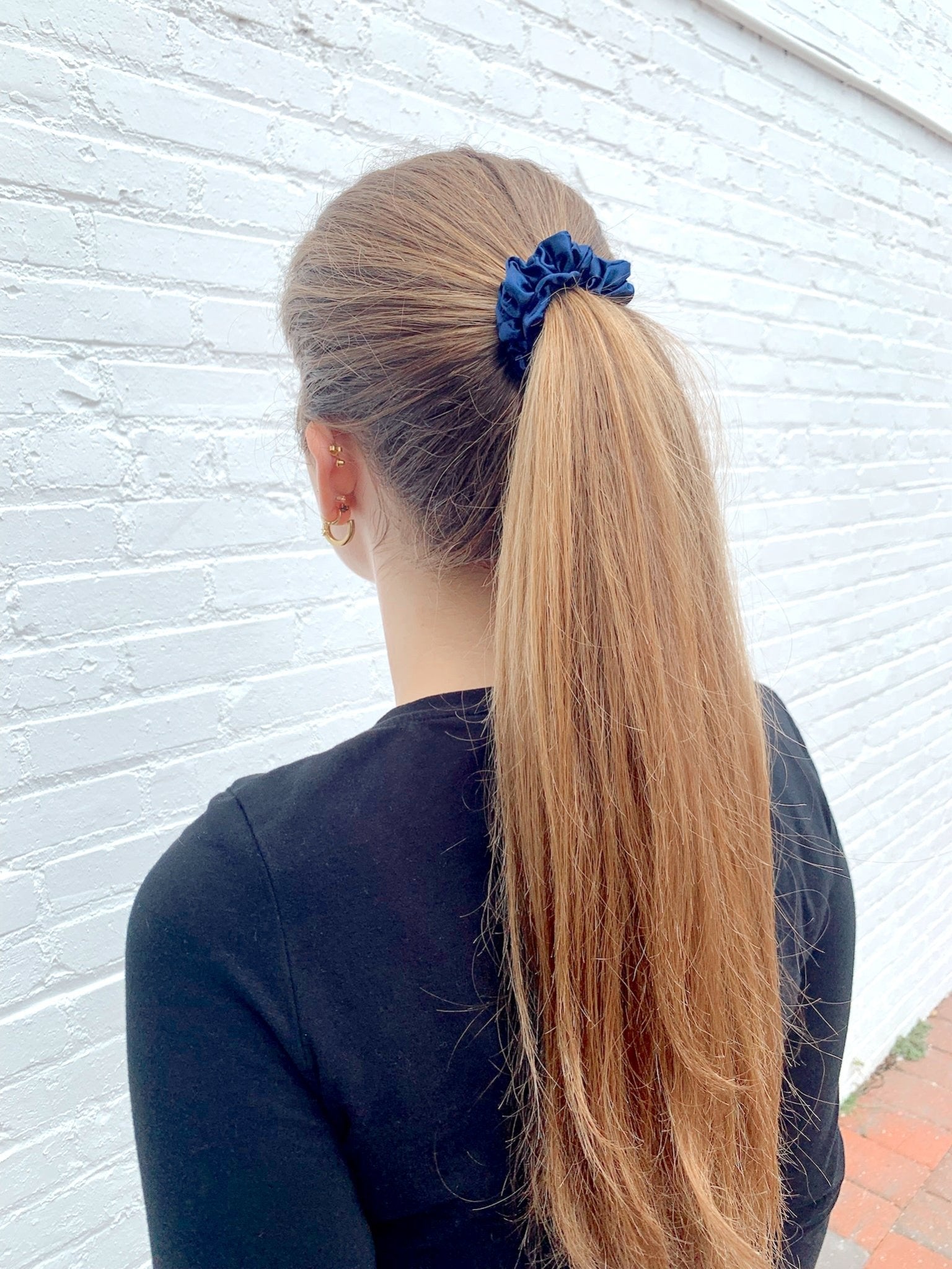 ROYAL - Silk Skinny Scrunchie - Beyond Scrunchies