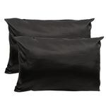 SET OF 2 SILK PILLOWCASES - Onyx - Beyond Scrunchies