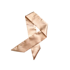 SILK SCARF - Champagne - Beyond Scrunchies