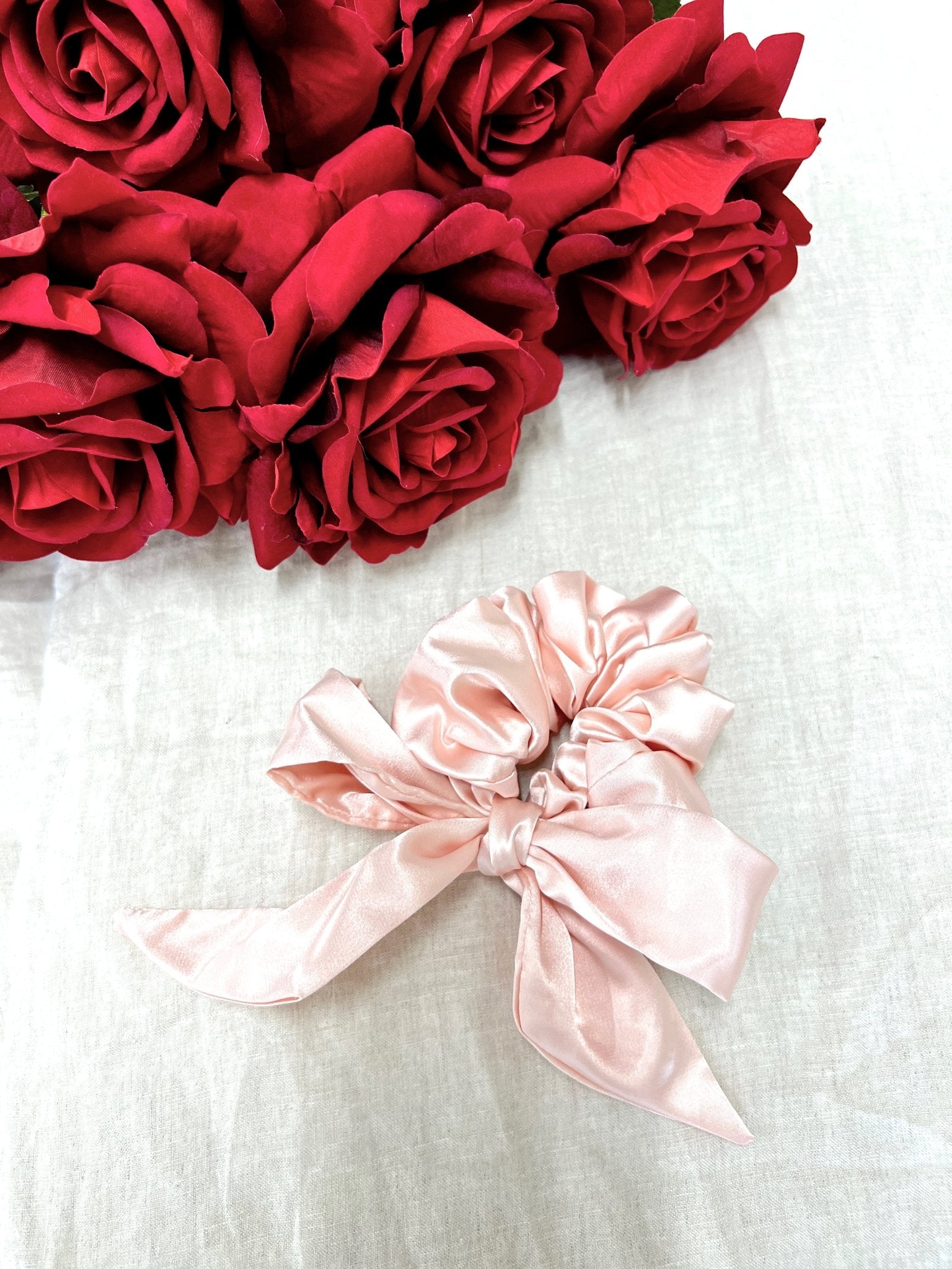 SILK SCARF - Rose - Beyond Scrunchies