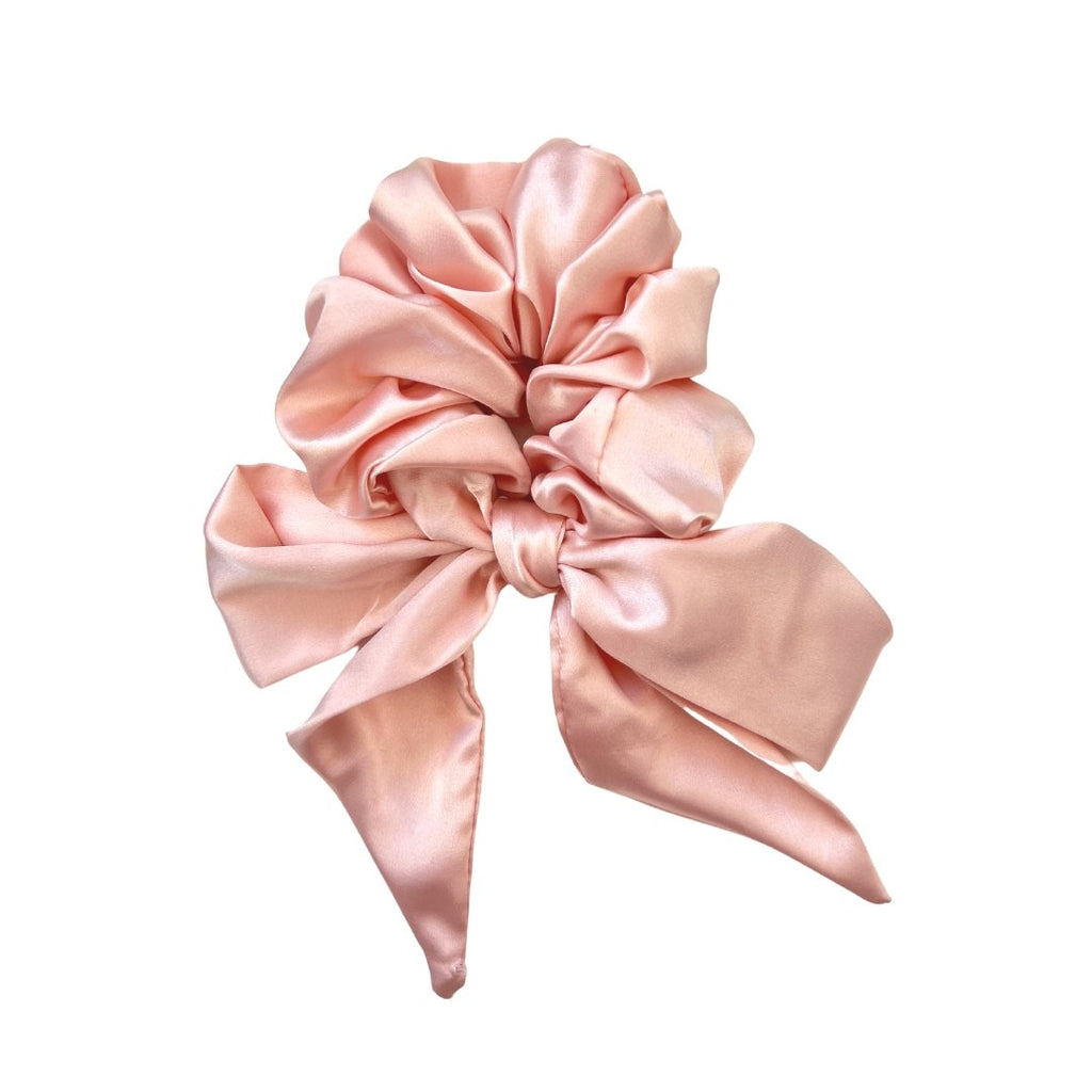 SILK SCARF & SCRUNCHIE BUNDLE - Rose - Beyond Scrunchies