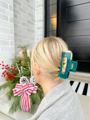 SQUARE CLAW CLIP - BALSAM - Beyond Scrunchies