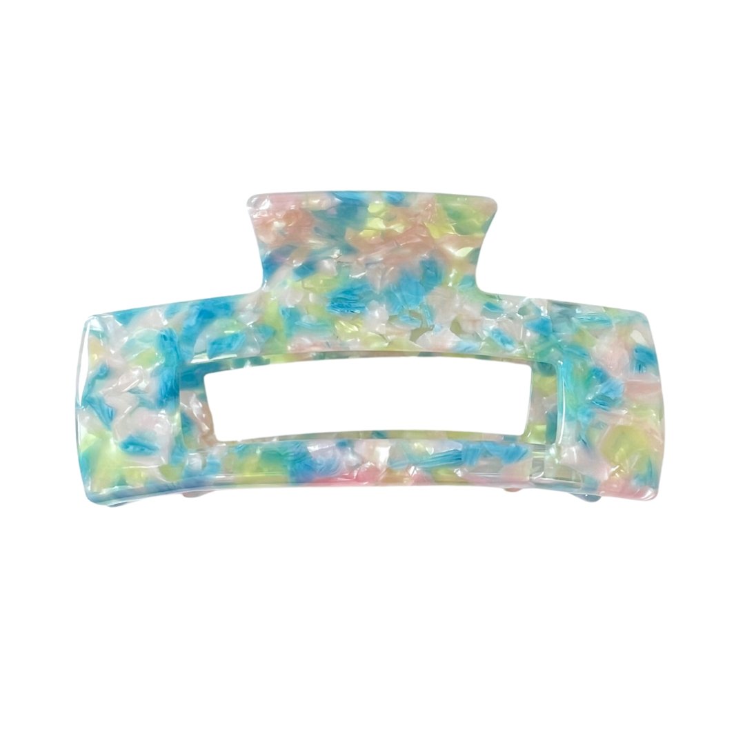 SQUARE CLAW CLIP - BEACH DAY - Beyond Scrunchies