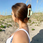 SQUARE CLAW CLIP - WILLOW - Beyond Scrunchies