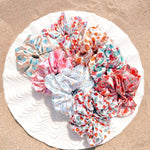 STRAWBERRY FIELDS - Printed Silk Scrunchie - Beyond Scrunchies