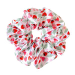 STRAWBERRY FIELDS - Printed Silk Scrunchie - Beyond Scrunchies