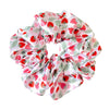 STRAWBERRY FIELDS - Printed Silk Scrunchie - Beyond Scrunchies